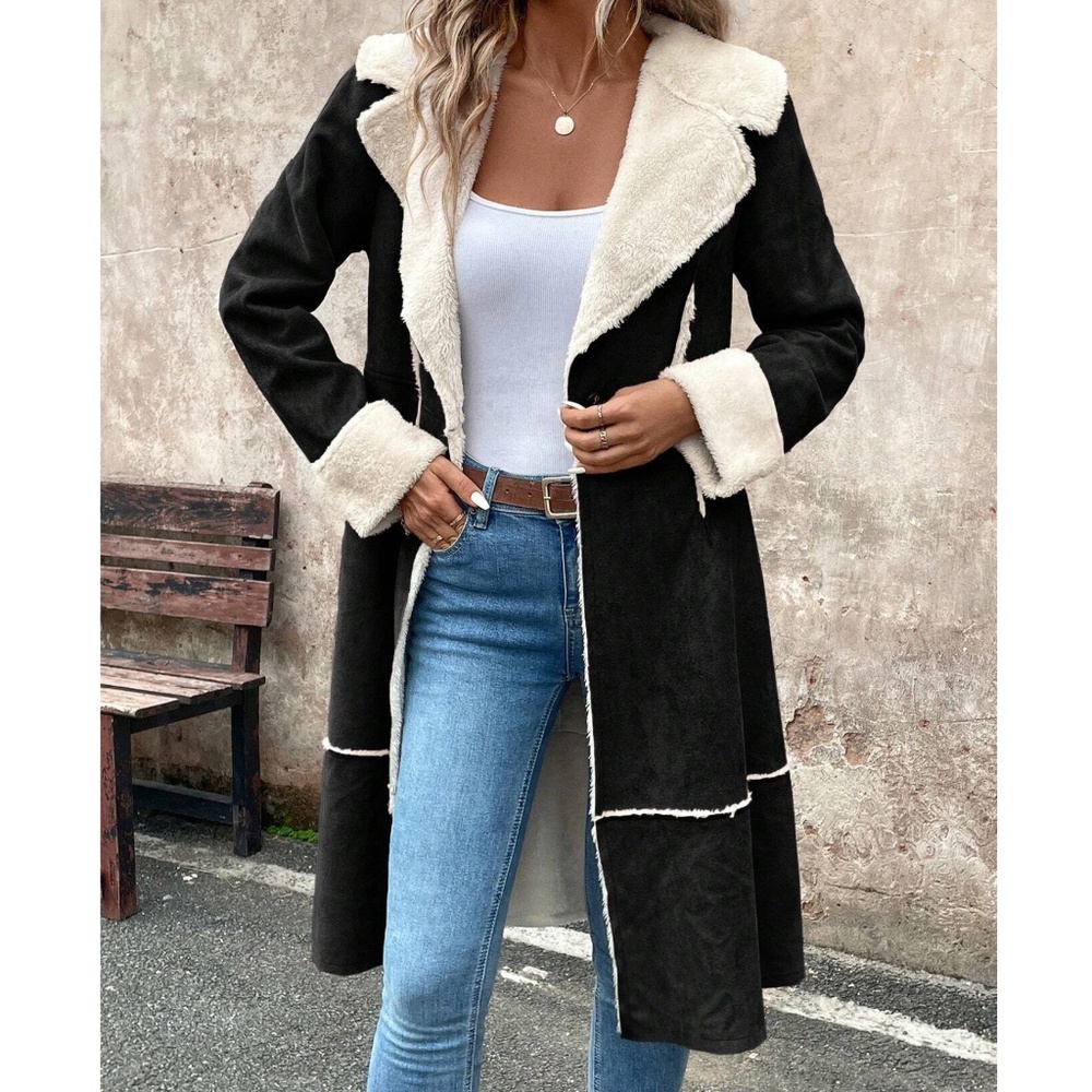 Women's Tan Teddy Jacket - Picture 2 of 11